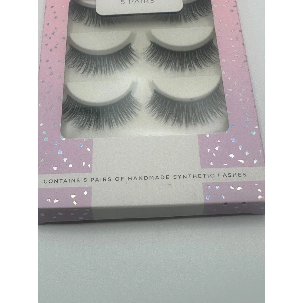 PrimaLashes Essentials 5 Pair Pack Vegan Lashes #Camilla 2 Packs 10 Lashes